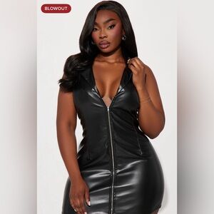 Fashion Nova Black Mini Dress